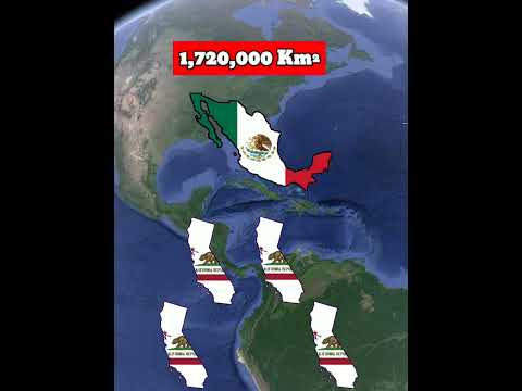 What US state is the size of Mexico?