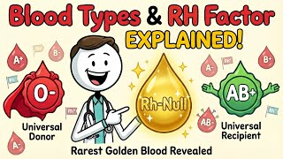 Blood Types and RH factor Explained