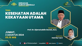 [LIVE] GSM 'Aisyiyah Jabar | Kesehatan adalah Kekayaan Utama | Prof. Dr. Djamaluddin Darwis, M.A.