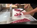 平鐵牛排分切 flat iron steak