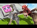 TV WOMAN VS ZOOCHOSIS MUTANT SHEEP SPIDER In Garrys Mod