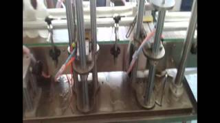 直线灌装旋盖机linear filling capping machine