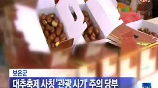 [청주MBC뉴스]보은대추축제 사칭 관광 사기 주의