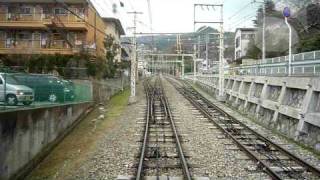 前面展望ビデオ 近鉄生駒鋼索線（生駒ケーブル） 鳥居前駅→宝山寺駅