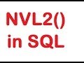 NVL2 Function in SQL Query