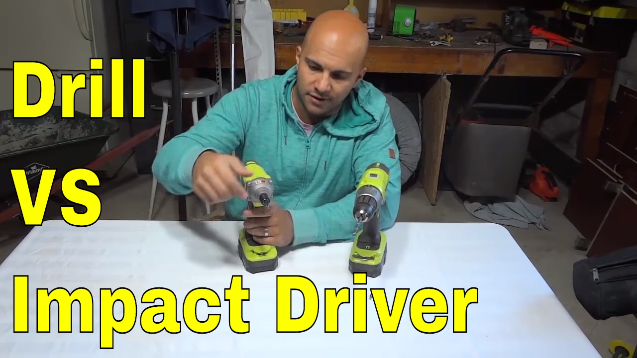 Drill Vs Impact Driver The Differences Youtube
