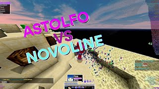 Astolfo Client vs Novoline Client (Minecraft HvH)