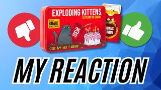 Exploding Kittens: 10th Anniversary Edition REACTION