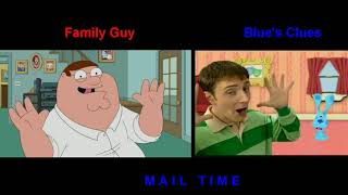 Mail Time Family Guy vs Blue's Clues