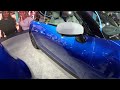 mini cooper s electric se all new model 2024 city car blazing blue color walkaround interior v1612