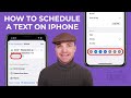 How to Schedule a Text Message iPhone iOS 16 (& Earlier) #howto #iphone