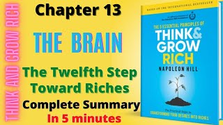 think and grow rich chapter 13 The Brain summary in Hindi in 3 minutes