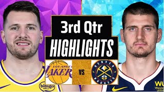 Los Angeles Lakers vs. Denver Nuggets 3rd Qtr P2 Highlights | Feb 22 | 2025 NBA Highlights