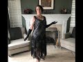 I Sewed a 1920s Evening Dress | #RoaringAndSwinging Sleek Dress