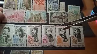 Марки Франции 1972 год филателия марки хобби stamp philately hobby