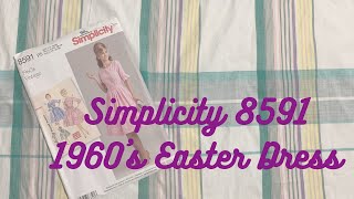 Simplicity 8591: 1960's Easter Dress