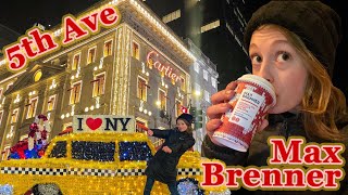 NYC 5th Ave Light Displays & Max Brenner Hot Chocolate | HAVA MEDIA