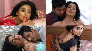 Shriya Saran latest all romance and kiss scenes compilation