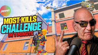 BGMI Challenge : Most Kills In 1 Minute | Jevel Commentry | #bgmi #challenge