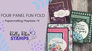 Four Panel Fun Fold | Papercrafting Playdate 74