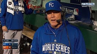 WS2014 Gm3: Yost on Royals' defense, Guthrie's start