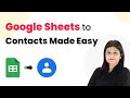 Import Contacts from Google Sheets to Google Contacts + Grouping Guide