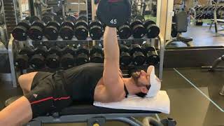 How to do a Flat Dumbbell Press