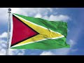 Guyana Flag Animation Stock Motion Graphics