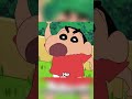 crayon shin chan cooks instant noodles in the trash can. animation