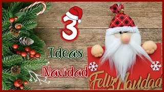 3 IDEAS NAVIDEÑAS PARA HACER Y VENDER - Manualidades navideñas con reciclaje - Christmas crafts 2023