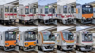 【発車・到着シーン集】休日朝の東武東上線 東松山駅 2025年1月