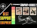 Best COH2 Support Equipment Units Ranked