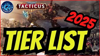 Warhammer 40k Tacticus | Tier List 2025 | Top Tier | Needs a Rework |