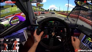 iracing  fun racing /with my dad / gopro +wheel cam