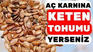 Sabahları 1 Kaşık Keten Tohumu Vücudunuza Bunları Yapıyor | Keten Tohumunun Faydaları Nelerdir?