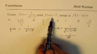 Multiple Choice of Function Notation TIPS