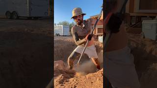 Digging a pond BY HAND