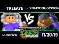 Xanadu MFA SSBM - Treeaye (Ice Climbers) Vs. Straydoggywog (Sheik) Smash Melee Round Robin Pools