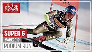 Mikaela Shiffrin | Gold Medal | Ladies' SuperG | Are | FIS World Alpine Ski Championships