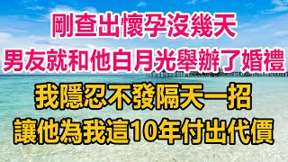 剛查出懷孕的沒幾天，男友就和他白月光舉辦了婚禮，我隱忍不發隔天一招，讓他為我這10年付出代價#情感故事 #生活經驗 #為人處世 #幸福人生 #情感 #家庭