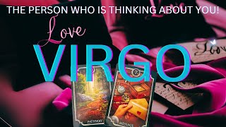 VIRGO 💌 Person Who's Thinking About You! I Feel So Connected To You! #virgo #tarot #soulmate #love