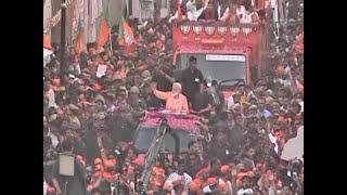 Master Stroke Full: Varanasi turns Into sea of saffrons during Modi's roadshow