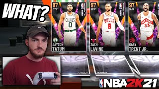 I was NOT Ready for this Moments Pack Opening - 3 PULLABLE Galaxy Opals! (NBA 2K21 MyTEAM)