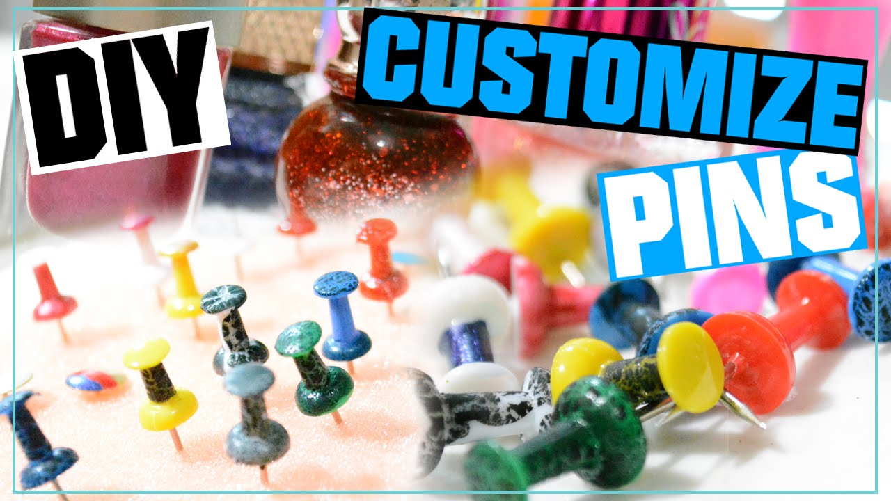 Diy Personalized Pins Youtube