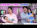 HAMARE FIRST CLICKS | Old pictures of Aayu Pihu | Reacting to our old photos | Aayu and Pihu Show