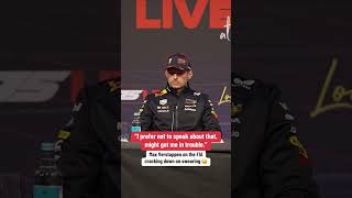 Max Verstappen’s response to FIA cracking down on swearing 👀