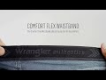 wrangler men s regular fit comfort flex waist jean