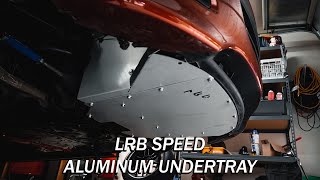 Upgrading the NC Miata Plastic Undertray with LRB Speed Aluminum!