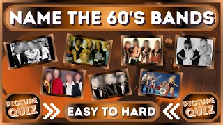Name the 60's Music Acts - Who's Who - Picture Quiz - YOU WON'T GET ALL 55 points - Quiz/Trivia Test