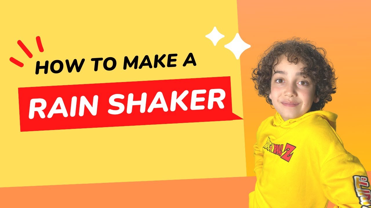 How To Make A Rain Shaker Youtube